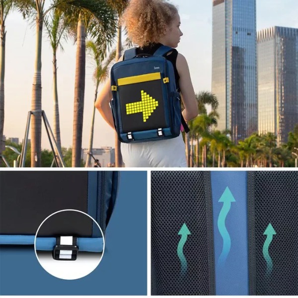 Balo màn hình LED Divoom Pixoo Backpack-S-6958444603759-4