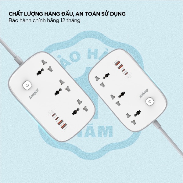 Ổ điện đa năng Energizer 3AC kèm 2 x USB-A và 2 x Type-C sạc nhanh PD (Max 65W)-EPB3250W00EUWE-10