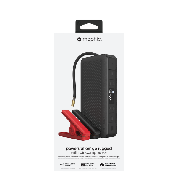 Bộ sạc kích bình Mophie GO Rugged AIR 55.5Wh 1200Amps-401107704-7