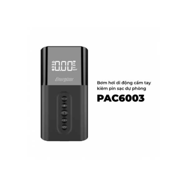 Bơm hơi di động cầm tay kiêm pin sạc dự phòng Energizer - PAC6003-PAC6003-4
