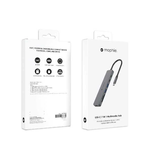Hub chuyển đổi Type-C Mophie 7 in 1-409910268-7