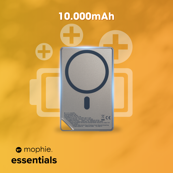 Pin sạc dự phòng Mophie Essentials Snap+ 10.000 mAh Metallic-401116530-9
