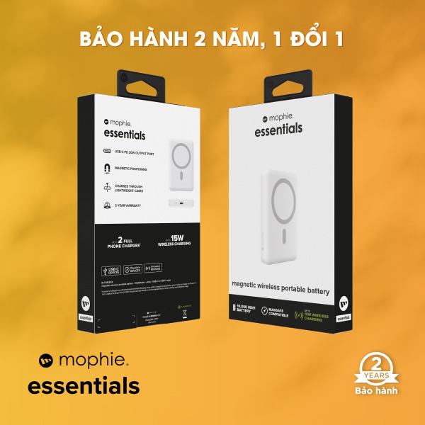 Pin sạc dự phòng Mophie Essentials Snap+ Powerstation 10.000 mAh-401112183-15