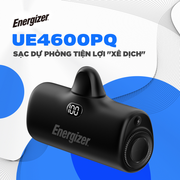 Pin sạc dự phòng Energizer 4.600mAh 3.6V Li-ion - UE4600PQ-UE4600PQBK-10