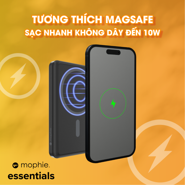 Pin sạc dự phòng Mophie Essentials Snap+ 5.000 mAh-401112180-18