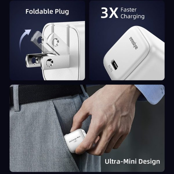 Cốc sạc nhanh Innostyle 20W GoCharge Mini GC20-GC20WHT-2