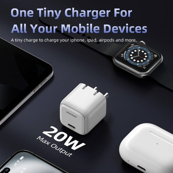Cốc sạc nhanh Innostyle 20W GoCharge Mini GC20-GC20WHT-6
