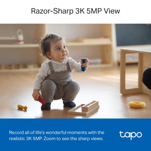 Camera IP Wifi TP-Link Tapo C230 360 độ 5MP-IPC-C230-3