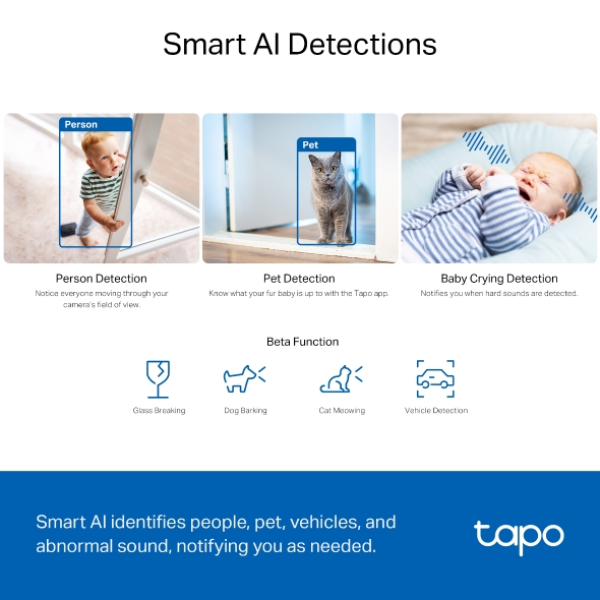 Camera IP Wifi TP-Link Tapo C230 360 độ 5MP-IPC-C230-6
