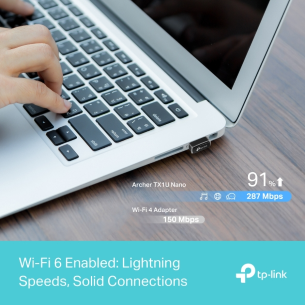 Đầu chuyển đổi USB Wifi 6 TP-Link Archer TX1U Nano AX300-TL-TX1UNANO-5