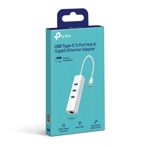 Hub chuyển đổi Gigabit Ethernet USB 3.0 4 in 1 TP-Link UE330-UE330C-4