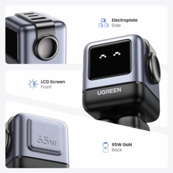 Cốc sạc nhanh 65W RoboGaN Mini Ugreen CD361-15570-5