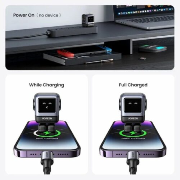 Cốc sạc nhanh 65W RoboGaN Mini Ugreen CD361-15570-6