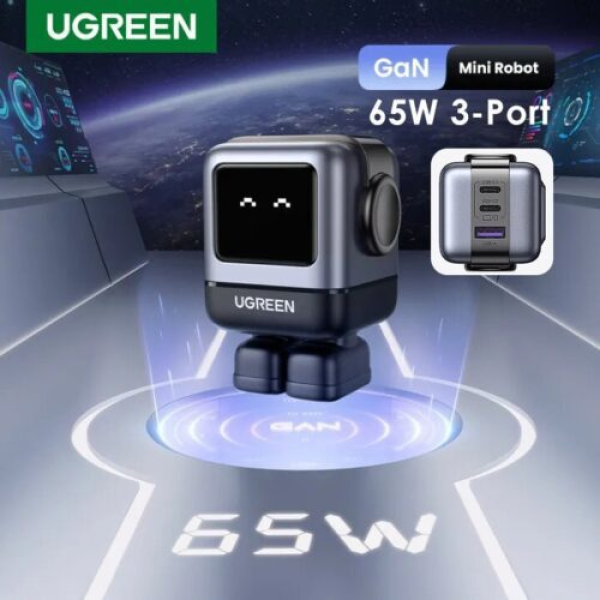 Cốc sạc nhanh 65W RoboGaN Mini Ugreen CD361-15570-9