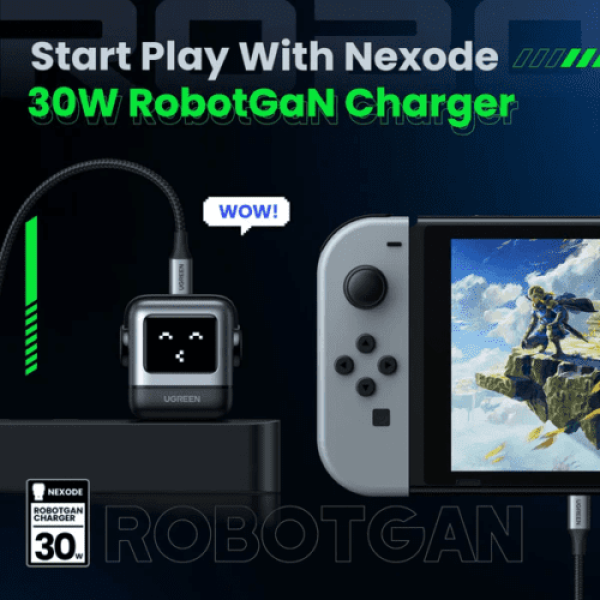 Cốc sạc nhanh 30W RoboGaN Mini Ugreen CD359-45089-3
