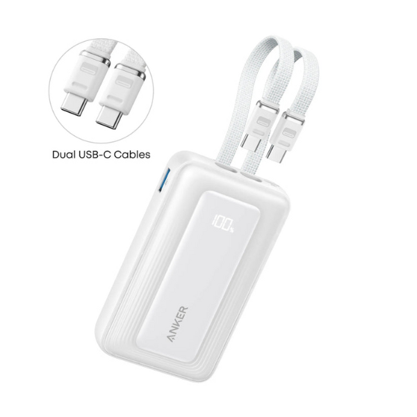 Pin sạc dự phòng Anker Zolo 10.000 mAh 35W tích hợp cáp sạc-A1680H52-2