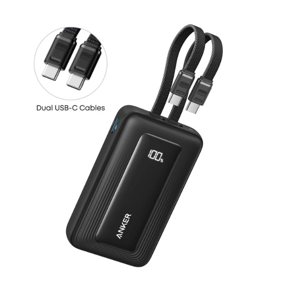 Pin sạc dự phòng Anker Zolo 10.000 mAh 35W tích hợp cáp sạc-A1680H52-3