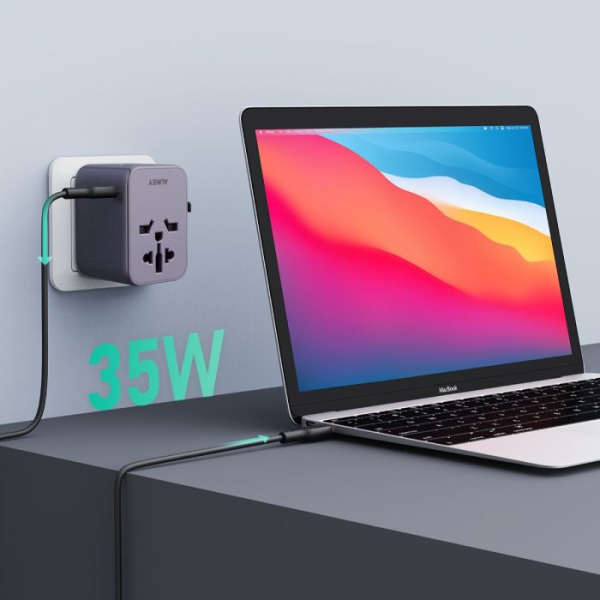 Sạc đa năng Aukey PD35W nhiều cổng Travel Mate PA-TA07A-PA-TA07-BLU-5