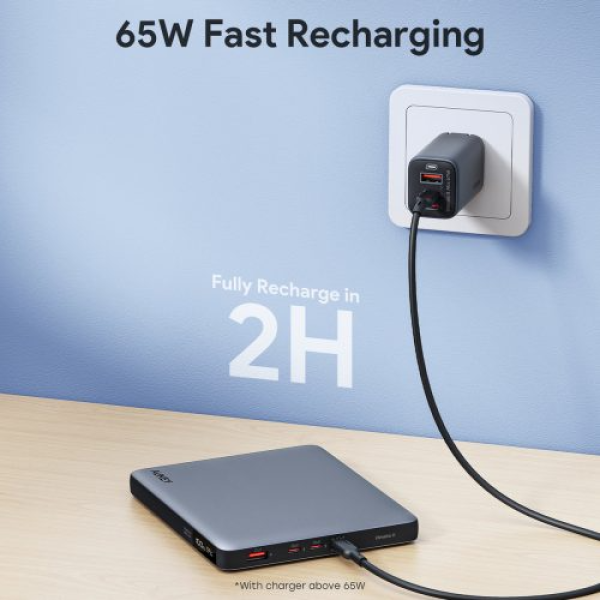 Pin sạc dự phòng Aukey 20.000 mAh sạc nhanh 100W & Type-C PD 3.0 Sprint X-PB-Y44-4