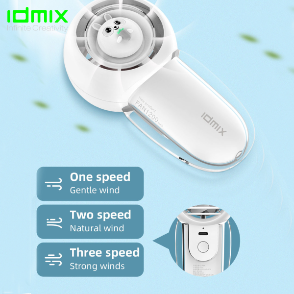 Quạt cầm tay IDMIX F2-ID6887-2