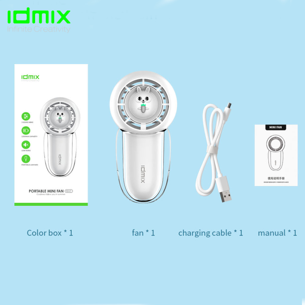 Quạt cầm tay IDMIX F2-ID6887-8
