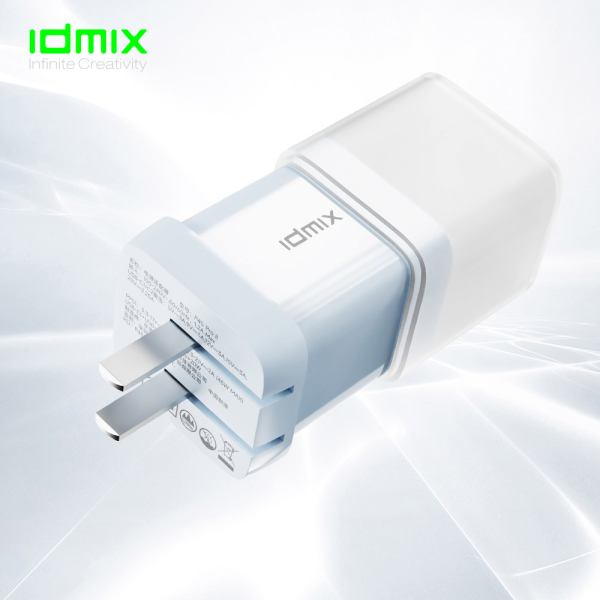 Cốc sạc nhanh IDMIX 45W 2 cổng Type-C P45Pro II-ID5500-7