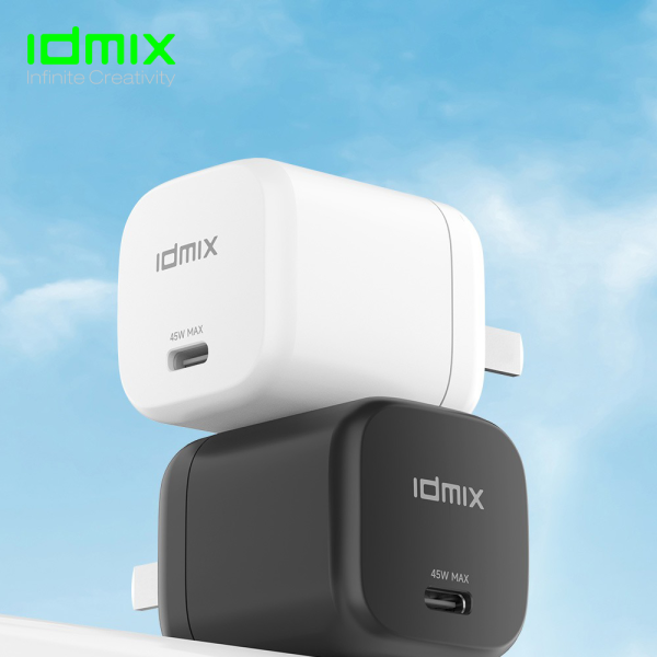 Cốc sạc nhanh IDMIX 45W Type-C P45-ID5653-2