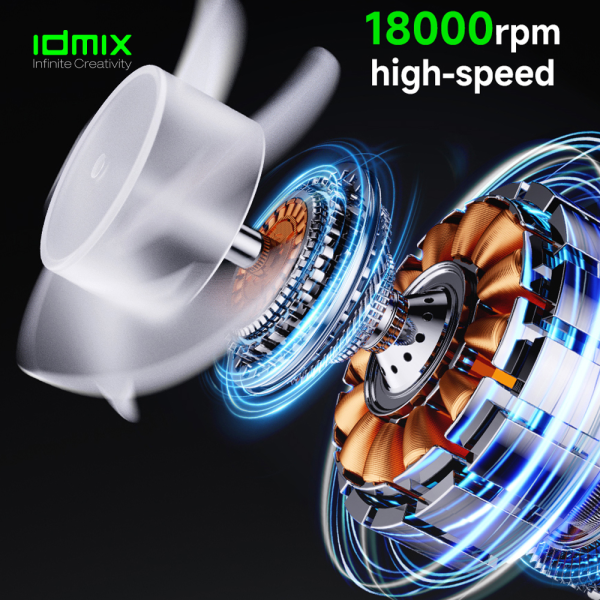 Bơm hơi di động cầm tay kèm định vị IDMIX CP10-ID5669-3