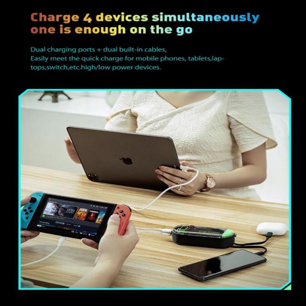 Pin dự phòng sạc nhanh IDMIX 15.000 mAh PD 45W Power Mate P15 Ci Pro-ID5866-3