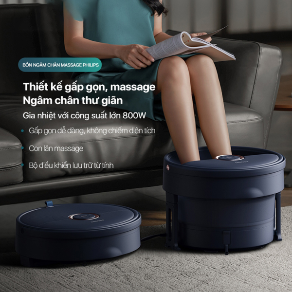 Bồn ngâm chân Massage Philips PPM6501-PPM6501-7