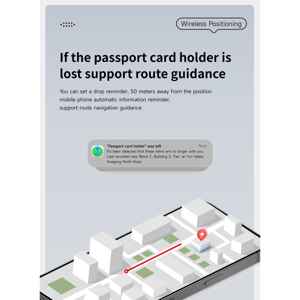 Ví đựng hộ chiếu định vị IDMIX Air Passport (Air 02)-ID9246-8