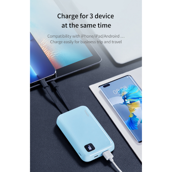 Pin dự phòng sạc nhanh IDMIX 10.000 mAh PD 20W Power Mate P10CiPro-ID8940-6