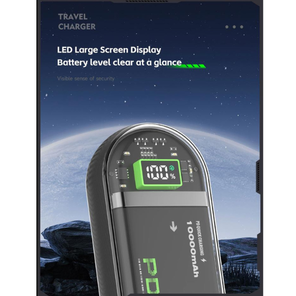 Pin dự phòng sạc nhanh IDMIX 10.000 mAh PD 35W Power Crystal P15 SE-ID9952-2