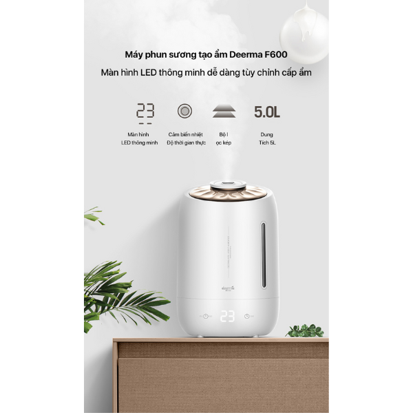 Máy tạo độ ẩm không khí Deerma 5L DEM F628-F628-5