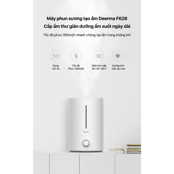 Máy tạo độ ẩm không khí Deerma 5L DEM F628-F628-15