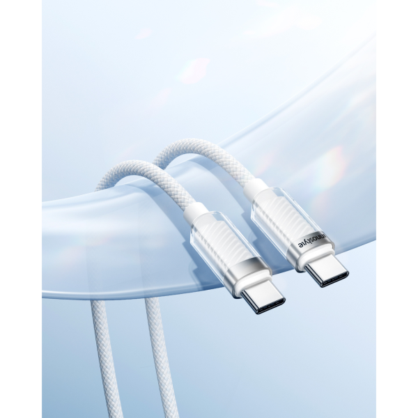 Cáp Type-C to Type-C Innostyle CryStalShine 1.5m-SCC150WHT-3