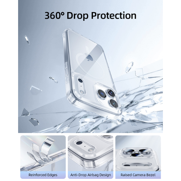 Ốp lưng Magsafe iPhone 17 Pro Innostyle CrystalGuard-CG10TRN-17P-2