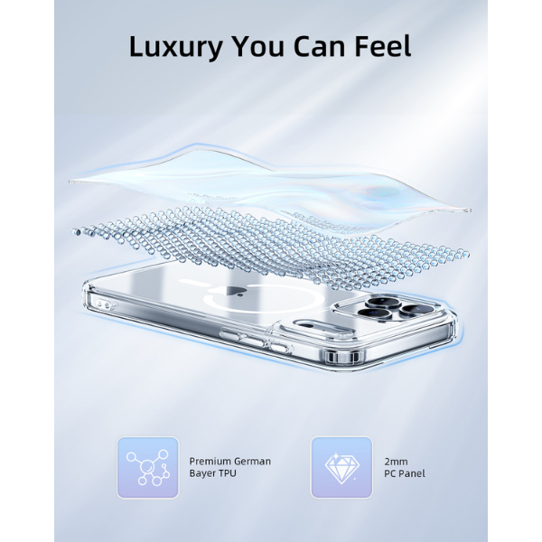 Ốp lưng Magsafe iPhone 17 Pro Max Innostyle CrystalGuard-CG10TRN-17PM-5