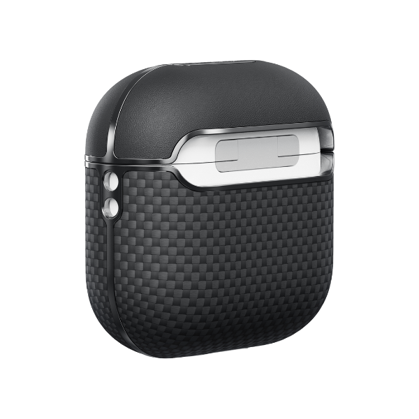 Ốp cứng AirPods 4 PITAKA Aramid Fiber Magnetic-APM2404-3