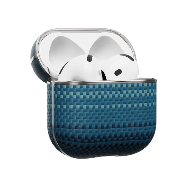 Ốp cứng AirPods 4 PITAKA Aramid Fiber Magnetic-APM2404-13