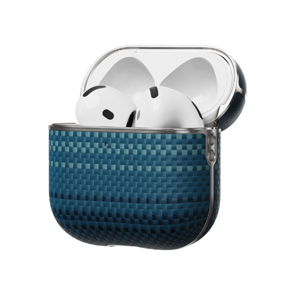 Ốp cứng AirPods 4 PITAKA Aramid Fiber Magnetic-APM2404-15