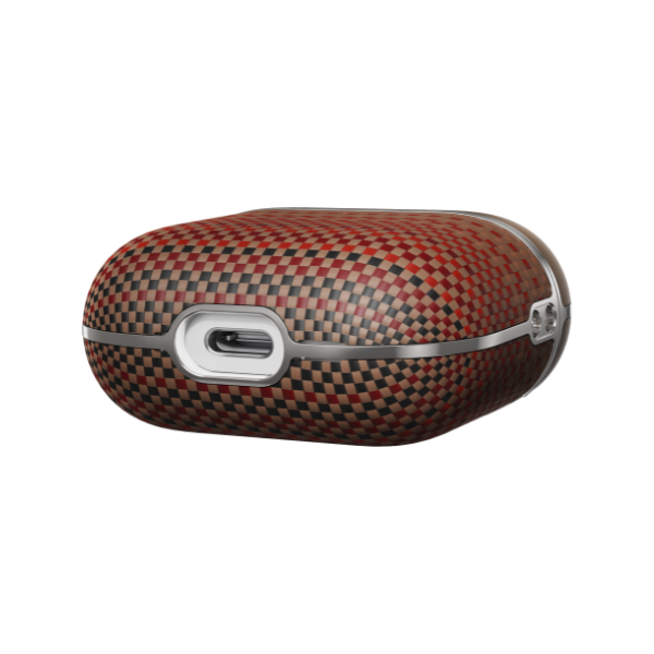 Ốp cứng AirPods 4 PITAKA Aramid Fiber Magnetic-APM2404-25