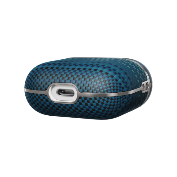 Ốp cứng AirPods 4 PITAKA Aramid Fiber Magnetic-APM2404-17