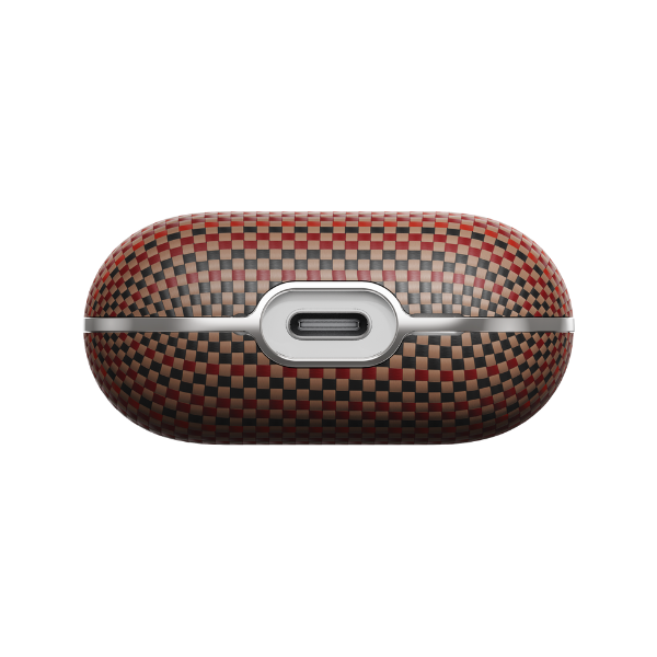 Ốp cứng AirPods 4 PITAKA Aramid Fiber Magnetic-APM2404-21