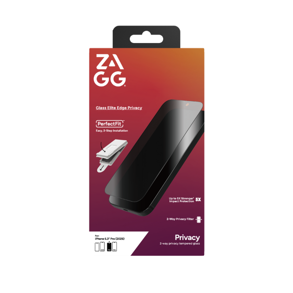 Cường lực chống nhìn trộm iPhone 17 Pro ZAGG Elite Edge-100119410-9