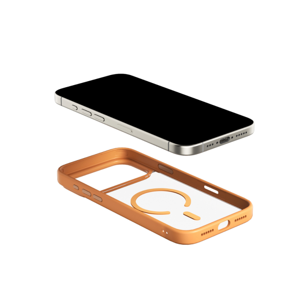 Ốp lưng Magsafe iPhone 17 Pro Mipow Mattex-MTC17C-OR-3
