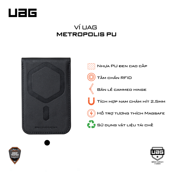Ví UAG Metropolis PU-964445114040-3