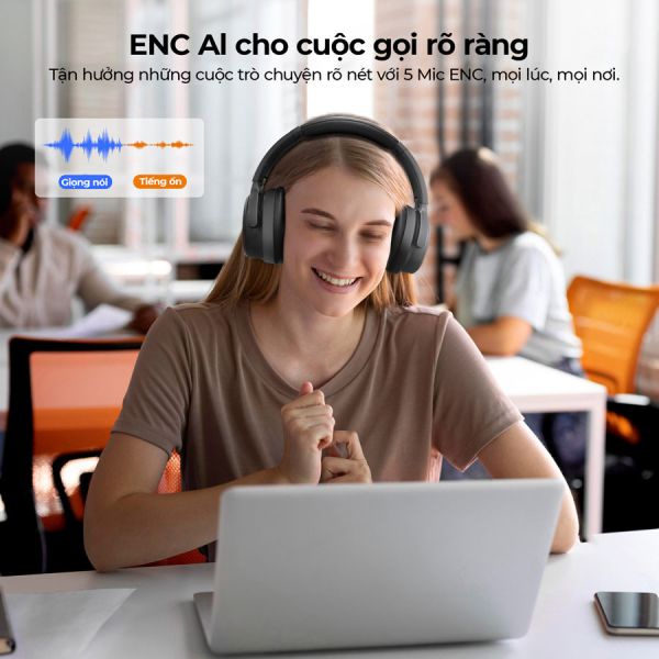 Tai nghe chụp tai Earfun Tune Pro-EFTUNEPROBK-5