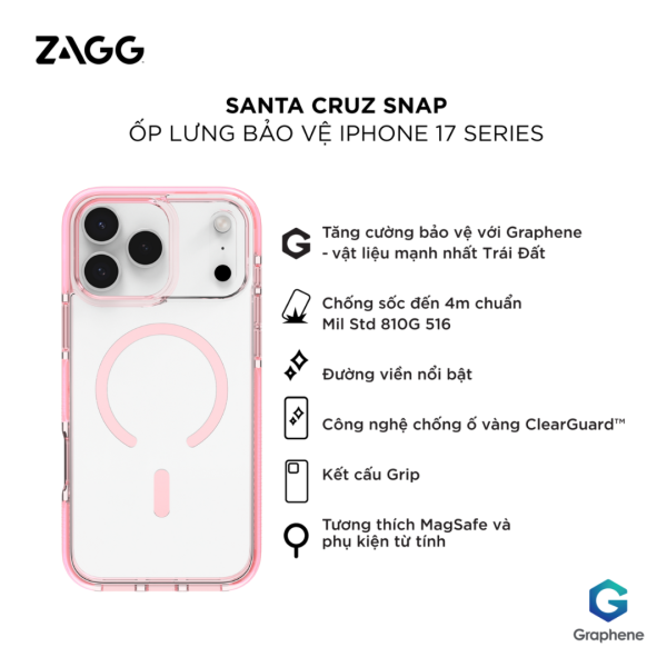 Ốp lưng Magsafe iPhone 17 Pro Max ZAGG Santa Cruz-702320856-2