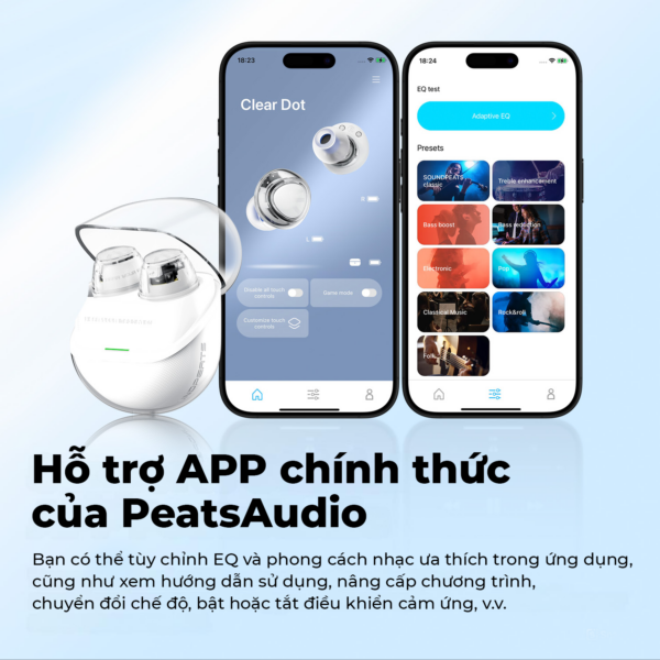 Tai nghe Bluetooth SoundPEATS Clear-Dot-SPCLEARDOTBK-5